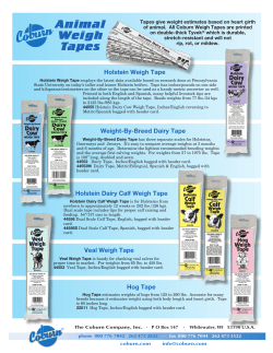 Literature Sheet - The Coburn Company