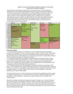 Pediatric fellows may participate in a large variety of learning