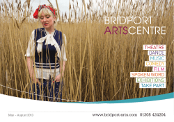 THEATRE DANCE MUSIC COMEDY FILM SPOKEN WORD