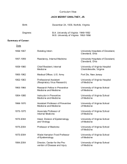 PDF: CV and Bibliography