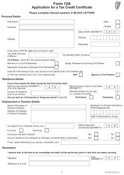 Form 12A - Maynooth University