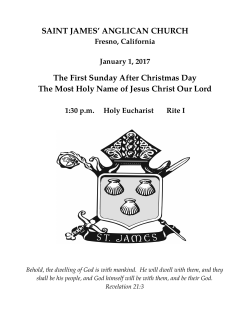 Sunday Booklet 1-1-16
