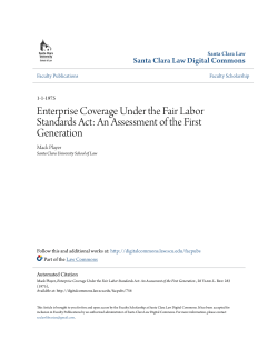 Enterprise Coverage Under the Fair Labor Standards Act: An