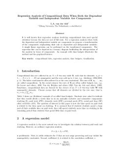 Regression analysis of compositional data when both the