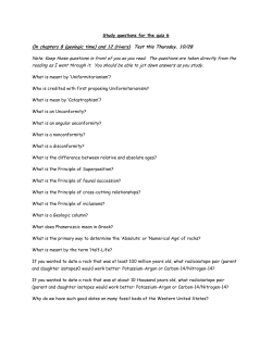 Study Questions for Quiz #6