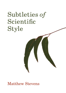 Subtleties of Scientific Style
