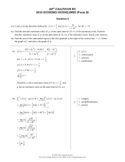 Sample Responses Q5 - AP Central