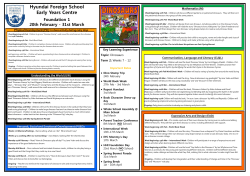 F1 Topic - Dinosaurs - Hyundai Foreign School