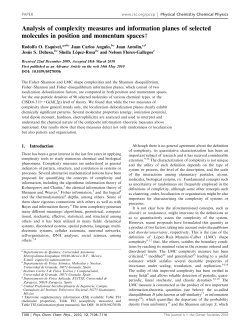 Analysis of complexity measures and information planes of selected