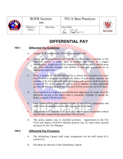 109 Differential Pay