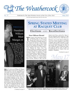 Fall - Saint Nicholas Society