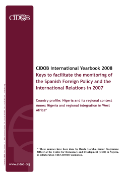 Nigeria and regional integration in West Africa