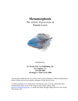 Metamorphosis - fruitfly.org