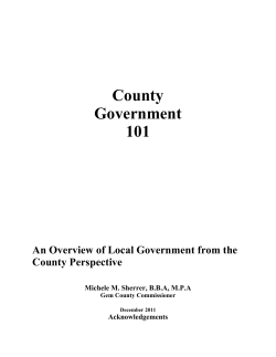 County Government 101 - Idaho Association of Counties