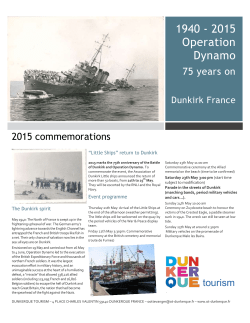 1940 - 2015 Operation Dynamo