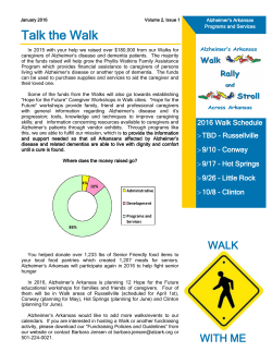January Issue - Alzheimers Arkansas