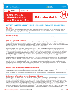 Educator Guide - National Geographic Society