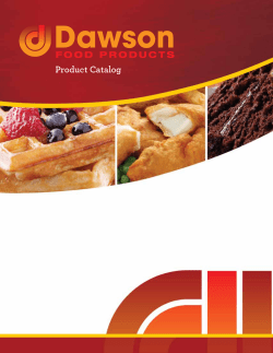 Product Catalog - Dawson Food Products