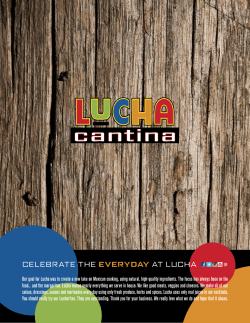 celebrate the everyday at lucha