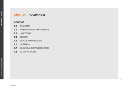 chapter 1: tolerances