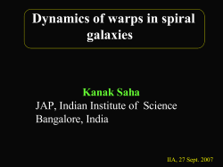 Dynamics of warps in spiral galaxies