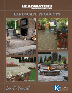 Do-It-Yourself - Headwaters Concrete Products