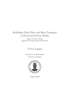 Modelling Fluid Flow and Heat Transport in Fractured Porous Media