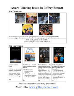 see sample - Jeffrey Bennett