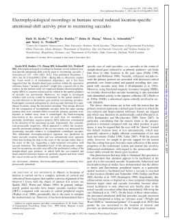 Electrophysiological recordings in humans reveal reduced location