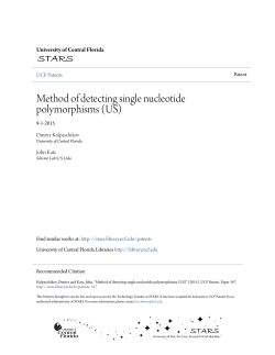 Method of detecting single nucleotide polymorphisms (US)