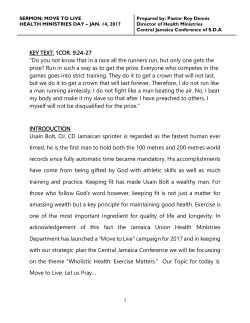 move to live health ministries day