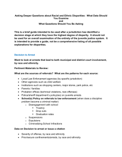 Asking Deeper Questions about Racial and Ethnic Disparities: What