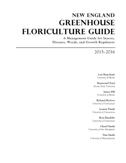 Greenhouse Floriculture Guide