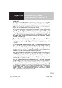 Hindu Fundamentalism in India: Ideology, Strategies, and the