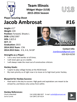 MASTER TI Midget Scouting Sheets 2015-2016