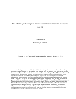 Eras of Technological Convergence