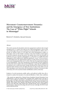 Movement&ndash;Countermovement Dynamics and the Emergence of