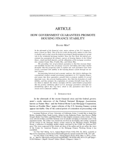 ARTICLE - Harvard Journal on Legislation