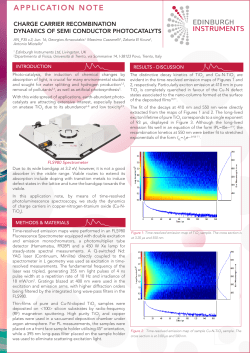 Charge Carrier Recombination Dynamics of