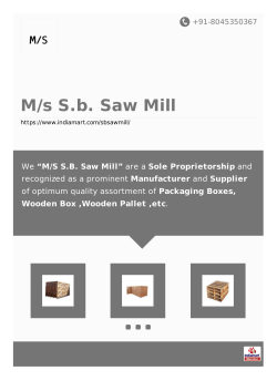 M/s Sb Saw Mill