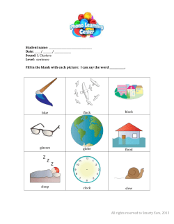 L clusters &ndash; sentence