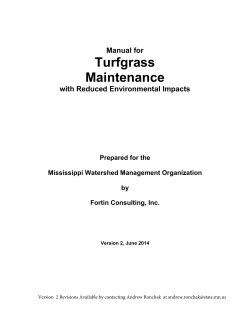 Turfgrass Manual - Minnesota Pollution Control Agency