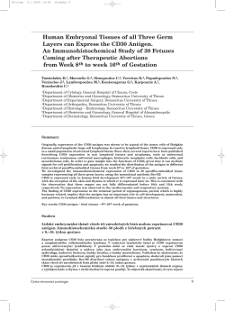 Human Embryonal Tissues of all Three Germ Layers can Express