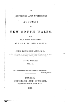 An historical and statistical account of New South Wales, both as a