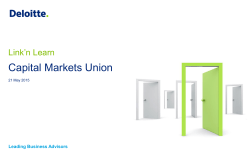 Capital Markets Union