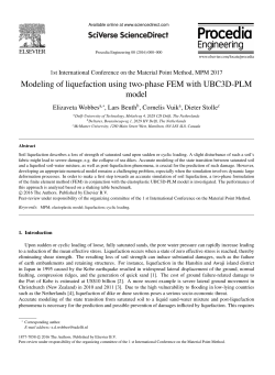Modeling of liquefaction using two-phase FEM with
