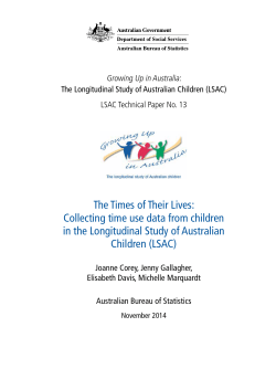 The Times of Their Lives:Collecting time use data from children in