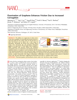 Fluorination of Graphene Enhances Friction Due to Increased