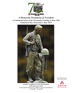 A Memorial Testament of Freedom