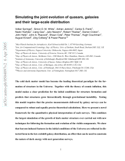 Simulating the joint evolution of quasars, galaxies and their large